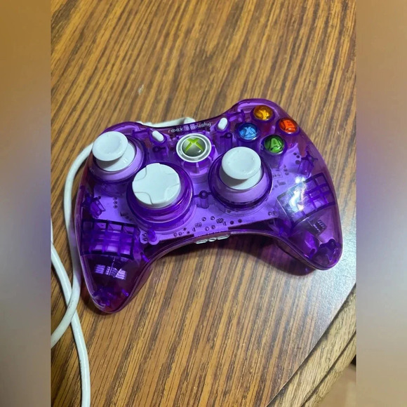 Rock candy xbox 360 plug in controller purple - Picture 1 of 4
